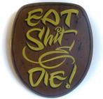 Handgeschilderd tekstbord / schilderij / toilet / mancave, Huis en Inrichting, Ophalen of Verzenden, Nieuw