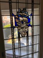 Gebrandschilderd glas in lood - Bogtman?, Antiek en Kunst, Ophalen of Verzenden