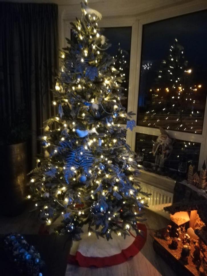 Kunst Kerstboom 2,20m, Diversen, Kerst, Zo goed als nieuw, Ophalen