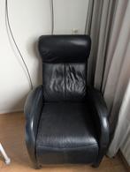 Relaxfauteuil met ligfunctie, Huis en Inrichting, Fauteuils, Ophalen, Gebruikt, Leer, 50 tot 75 cm