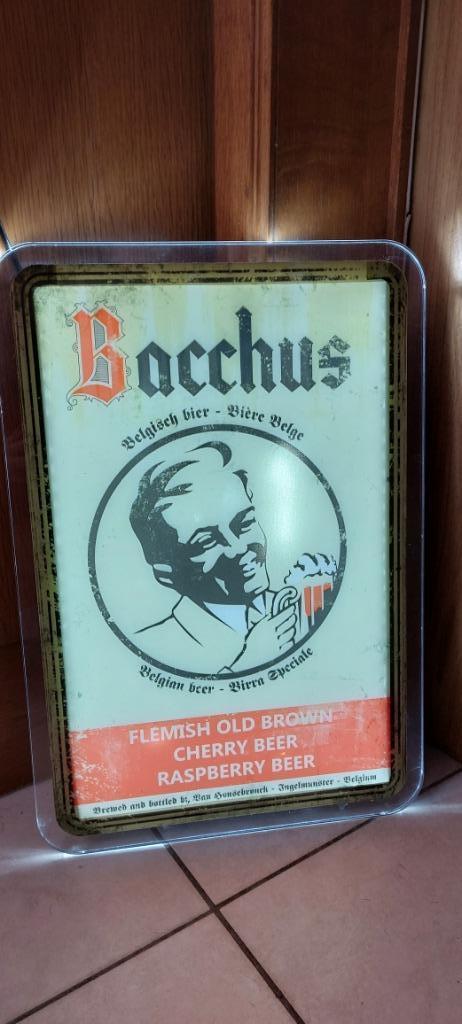 lichtreclame Bacchus bier, Verzamelen, Merken en Reclamevoorwerpen, Zo goed als nieuw, Lichtbak of (neon) lamp, Ophalen of Verzenden
