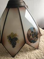 Vintage Hanglamp, Ophalen of Verzenden, Gebruikt, Glas, Minder dan 50 cm