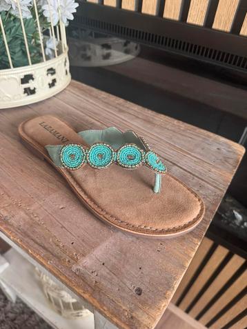 LAZAMANI slippers Aqua Adviesprijs € 59,95 beschikbaar voor biedingen