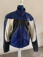 leren Prexport motorjack heren blauw wit zwart maat L, Motoren, Kleding | Motorkleding, Overige merken, Dames, Jas | leer, Ophalen of Verzenden