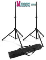 Speaker statief,Luidspreker standaard 2 stuks incl. tas, Muziek en Instrumenten, Standaards, Instrumentstandaard, Vonyx, Speaker