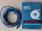 REL Bassline Blue 3 Subwoofer Kabel (10 meter), Ophalen of Verzenden, Nieuw, 5 tot 10 meter, Luidsprekerkabel