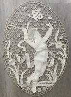 Kleedje/kerst/engeltje/kussen/ kant, Antiek en Kunst, Antiek | Kleden en Textiel, Ophalen of Verzenden