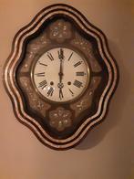 Antieke Franse klok met parelmoer inleg (osseoog), Ophalen