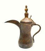 Arabische Dallah koffiepot - koper - 32 cm., Antiek en Kunst, Ophalen of Verzenden, Koper