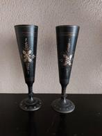 Antieke koperen bud vaasjes, Antiek en Kunst, Antiek | Koper en Brons, Ophalen of Verzenden