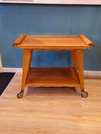 Vintage Serveerwagen Trolley Drankenwagen Bijzettafeltje, Ophalen, 50 tot 100 cm, Nieuw, Nvt