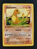 1st edition Shadowless Charmander, Hobby en Vrije tijd, Verzamelkaartspellen | Pokémon, Ophalen of Verzenden, Gebruikt