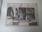 Drieluik, Antiek en Kunst, Kunst | Etsen en Gravures, Ophalen