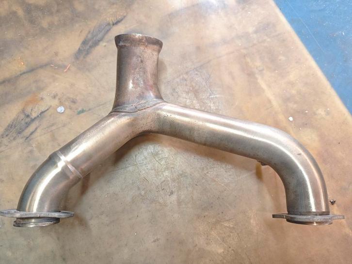 KTM 990 Supermoto Y-Stuk Uitlaatbocht 62505048100, Motoren, Onderdelen | Overige, Gebruikt, Ophalen of Verzenden