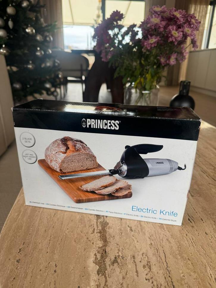 Princess 492952 Elektrisch Mes - Zo goed als nieuw in doos!, Huis en Inrichting, Keuken | Keukenbenodigdheden, Zo goed als nieuw