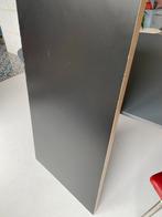 IKEA Linnmon zwart Tafelblad 120x60 cm, Ophalen, Met plank(en), Kunststof, Gebruikt