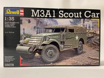 Revell 1:35 M3A1 Scout Car (zie beschrijving) beschikbaar voor biedingen