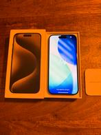 iPhone 15 Pro Natural Titanium - Krasvrij/ 89% batterij, Telecommunicatie, Mobiele telefoons | Apple iPhone, 128 GB, 89 %, Ophalen of Verzenden