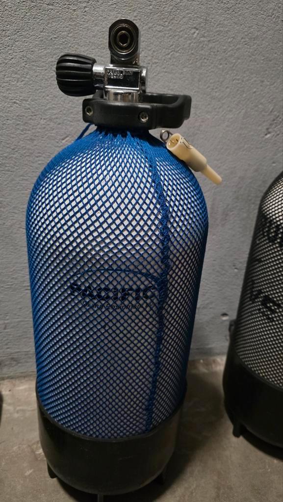 Duikfles 12L, 232 Bar - Staal, Lange Versie, Watersport en Boten, Duiken, Gebruikt, Duikfles, Ophalen of Verzenden