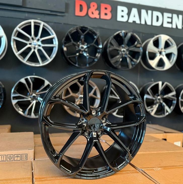 22 inch turbo gt look velgen 5x130 Porsche cayenne coupe, Auto-onderdelen, Banden en Velgen, Velg(en), Zomerbanden, Overige maten