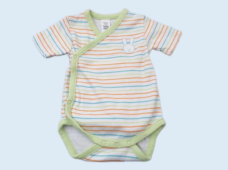 BABYCLUB wit gekleurd gestreepte romper maat 56 ~ MS3090, Kinderen en Baby's, Babykleding | Maat 56, Zo goed als nieuw, Jongetje