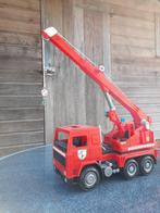 Bruder Brandweer kraanwagen, Kinderen en Baby's, Speelgoed | Speelgoedvoertuigen, Ophalen, Gebruikt