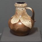 Vintage West Germany vaas 28 cm, Ophalen of Verzenden, Overige kleuren, Aardewerk of Porselein, Minder dan 50 cm