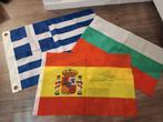 Vlaggetjes vlag Spanje Bulgarije Griekenland, Ophalen, Zo goed als nieuw