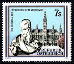 Michel  2016  Friedich Freiherr von Schmidt, Postzegels en Munten, Postzegels | Europa | Oostenrijk, Ophalen of Verzenden, Postfris