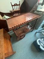 Antiek thee wagen compleet rijdend, Ophalen of Verzenden, Zo goed als nieuw, Minder dan 50 cm