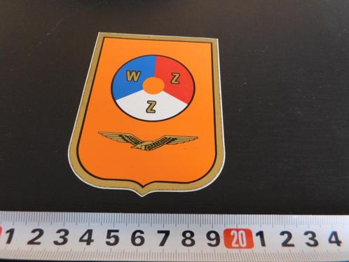 sticker leger luchtmacht welzijnszorg WZZ, Verzamelen, Stickers, Zo goed als nieuw, Bedrijf of Vereniging, Ophalen