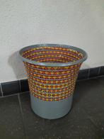 Vintage prullenbak jaren 80, Huis en Inrichting, Woonaccessoires | Prullenbakken, Ophalen, Kunststof, Gebruikt, Minder dan 50 cm