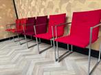6 x Arco frame stoel, Huis en Inrichting, Ophalen of Verzenden, Gebruikt, Metaal, Vijf, Zes of meer stoelen