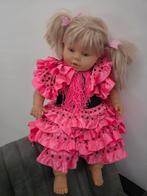 Pepita Spaanse grote pop in Spaanse roze jurk – 63 cm, Ophalen of Verzenden, Zo goed als nieuw, Overige typen