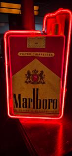 Vintage Marlboro neon Lichtbak / Reclamebord, Ophalen of Verzenden, Gebruikt, Lichtbak of (neon) lamp