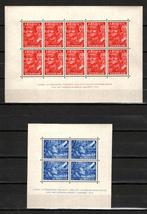 508nvph 402b-403b blokken legioenzegels 1942 postfris, Postzegels en Munten, Postzegels | Nederland, Ophalen of Verzenden, Na 1940