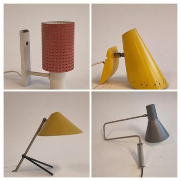 Vintage lampen Mid Century lamp verlichting lampje  beschikbaar voor biedingen