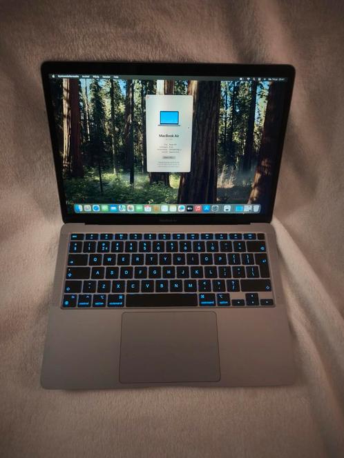 Macbook Air M1 Space Grey - 8GB - 256GB -zgan, Computers en Software, Apple Macbooks, Zo goed als nieuw, MacBook Air, 13 inch