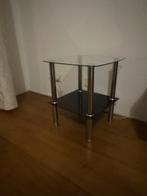 Bedside table/ Nachtkastje Glass, Ophalen, 50 tot 100 cm, Glas, Zo goed als nieuw