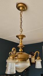 Hanglamp messing in zeer nette staat, Ophalen, Gebruikt, Overige materialen, Minder dan 50 cm