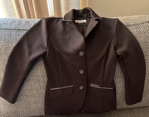 Wedstrijdjasje & rijbroek 128, Dieren en Toebehoren, Paardrijkleding, Zo goed als nieuw, Bovenkleding, Dressuur, Ophalen of Verzenden