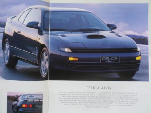 Toyota Celica STI & GTI & 4WD Brochure, Boeken, Auto's | Folders en Tijdschriften, Zo goed als nieuw, Toyota, Verzenden