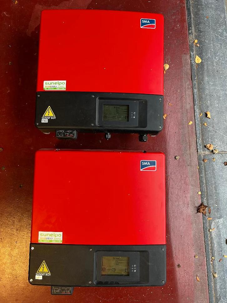Twee SMA omvormers Sunny Boy, Doe-het-zelf en Verbouw, Zonnepanelen en Toebehoren, Gebruikt, Overige typen, Ophalen
