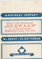 De Zwaan Wierden - P Krommedijk, Verzamelen, Suikerzakjes, Ophalen of Verzenden