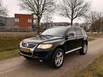 Volkswagen Touareg 3.0 TDI grijs kenteken 2007 individual, Automaat, Stoelverwarming, Zwart, Leder