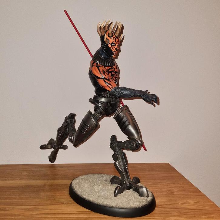 Sideshow Darth  Maul Cyborg premium format Star Wars, Verzamelen, Star Wars, Zo goed als nieuw, Beeldje of Buste, Ophalen of Verzenden