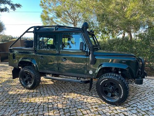 Te koop Defender TD 5 2003 geheel gereviseerd, Auto's, Land Rover, 4x4, Defender, Diesel, Handgeschakeld, Groen, Ophalen