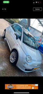 Fiat 500 1.4 16V C 2008 Grijs, Auto's, Fiat, Voorwielaandrijving, 4 cilinders, 4 stoelen, 100 pk
