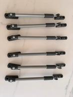 6 AXA Uitzetijzers/Gasveren voor Kozijnen, Ophalen of Verzenden, Gebruikt, Overige materialen, Overige typen