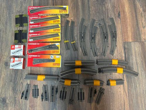 Fleischmann Partij Diverse Rails - Zo goed als nieuw!, Hobby en Vrije tijd, Modeltreinen | H0, Zo goed als nieuw, Rails, Gelijkstroom